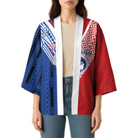 TokoUso Samoa Tonga Personalised Kimono Pacific Brotherhood Tribal Pattern LT9 - Polynesian Pride