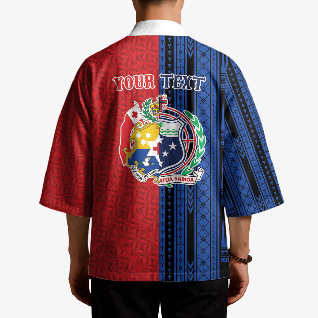 TokoUso Samoa Tonga Personalised Kimono Pacific Brotherhood Tribal Pattern LT9 - Polynesian Pride