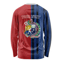 TokoUso Samoa Tonga Personalised Long Sleeve Shirt Pacific Brotherhood Tribal Pattern LT9 - Polynesian Pride
