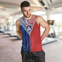TokoUso Samoa Tonga Personalised Men Tank Top Pacific Brotherhood Tribal Pattern LT9 Multicolor - Polynesian Pride