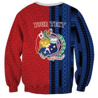 TokoUso Samoa Tonga Personalised Sweatshirt Pacific Brotherhood Tribal Pattern LT9 - Polynesian Pride