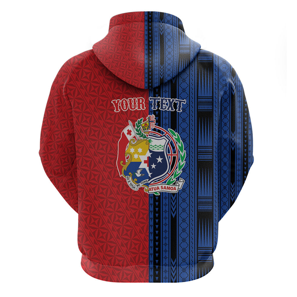 TokoUso Samoa Tonga Personalised Zip Hoodie Pacific Brotherhood Tribal Pattern LT9 - Polynesian Pride