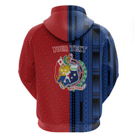 TokoUso Samoa Tonga Personalised Zip Hoodie Pacific Brotherhood Tribal Pattern LT9 - Polynesian Pride