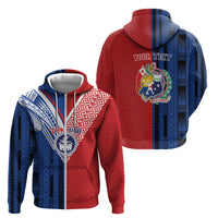 TokoUso Samoa Tonga Personalised Zip Hoodie Pacific Brotherhood Tribal Pattern LT9 - Polynesian Pride
