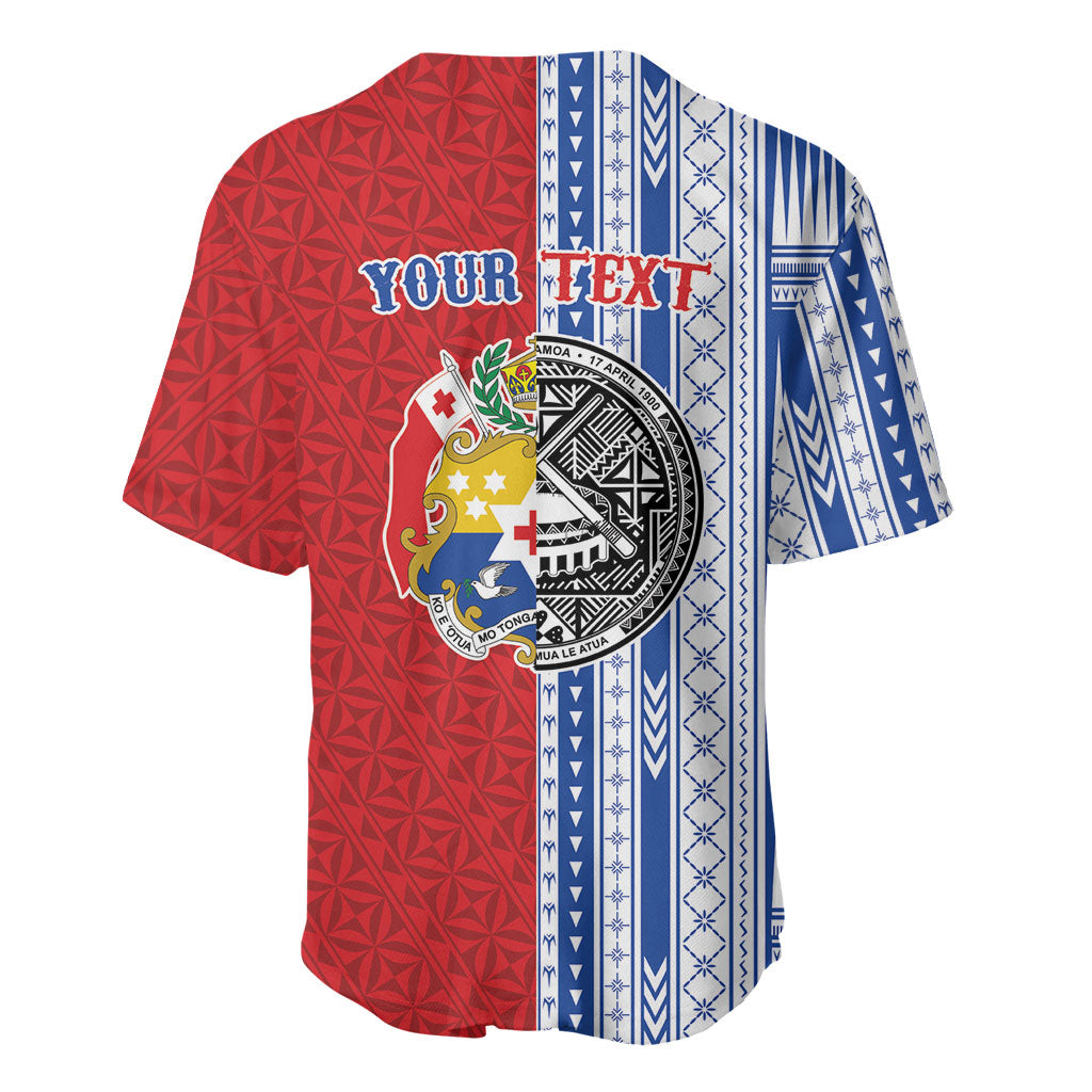 TokoUso American Samoa Tonga Personalised Baseball Jersey Pacific Brotherhood Tribal Pattern LT9 - Polynesian Pride