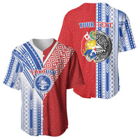 TokoUso American Samoa Tonga Personalised Baseball Jersey Pacific Brotherhood Tribal Pattern LT9 - Polynesian Pride