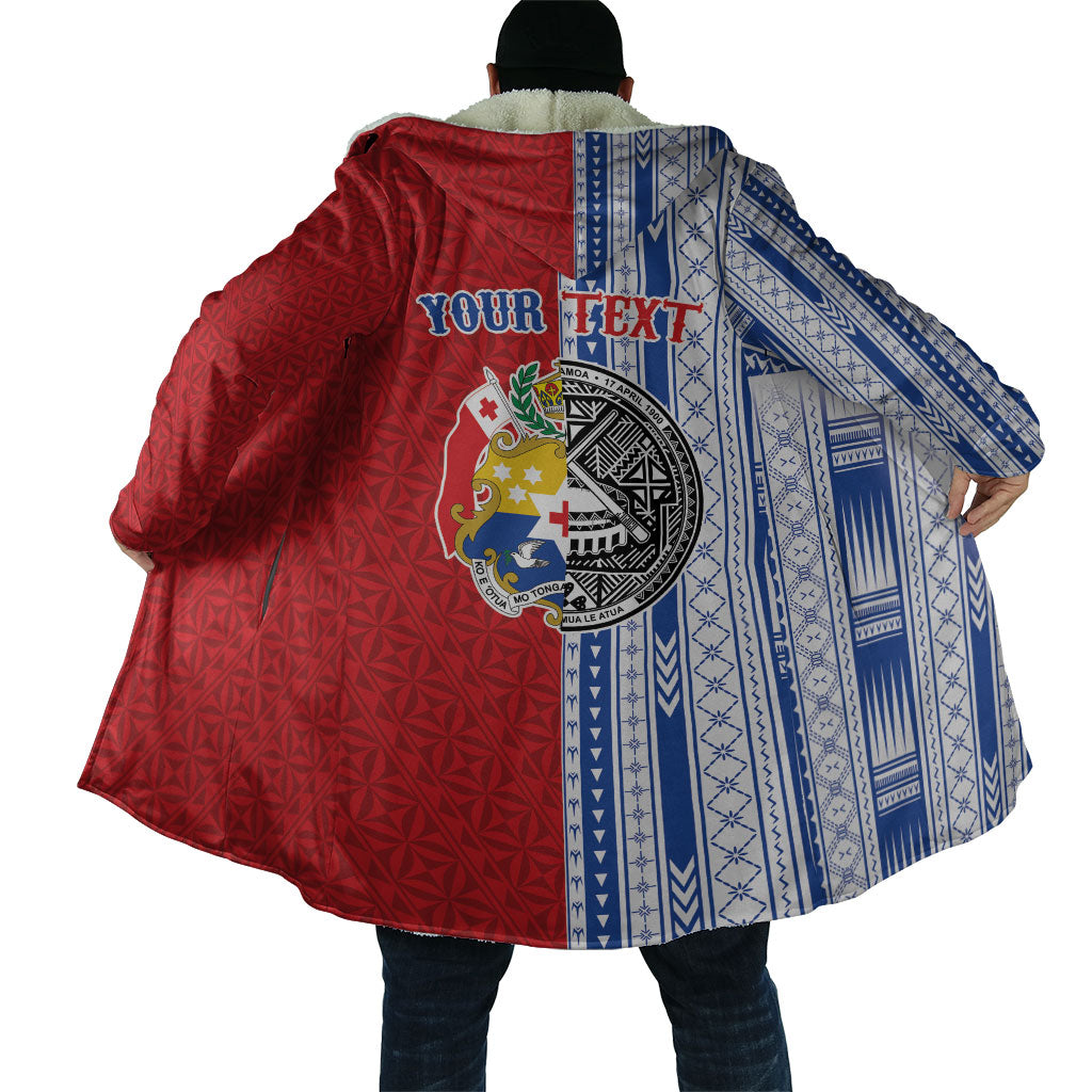 TokoUso American Samoa Tonga Personalised Cloak Pacific Brotherhood Tribal Pattern LT9 - Polynesian Pride