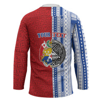 TokoUso American Samoa Tonga Personalised Hockey Jersey Pacific Brotherhood Tribal Pattern LT9 - Polynesian Pride