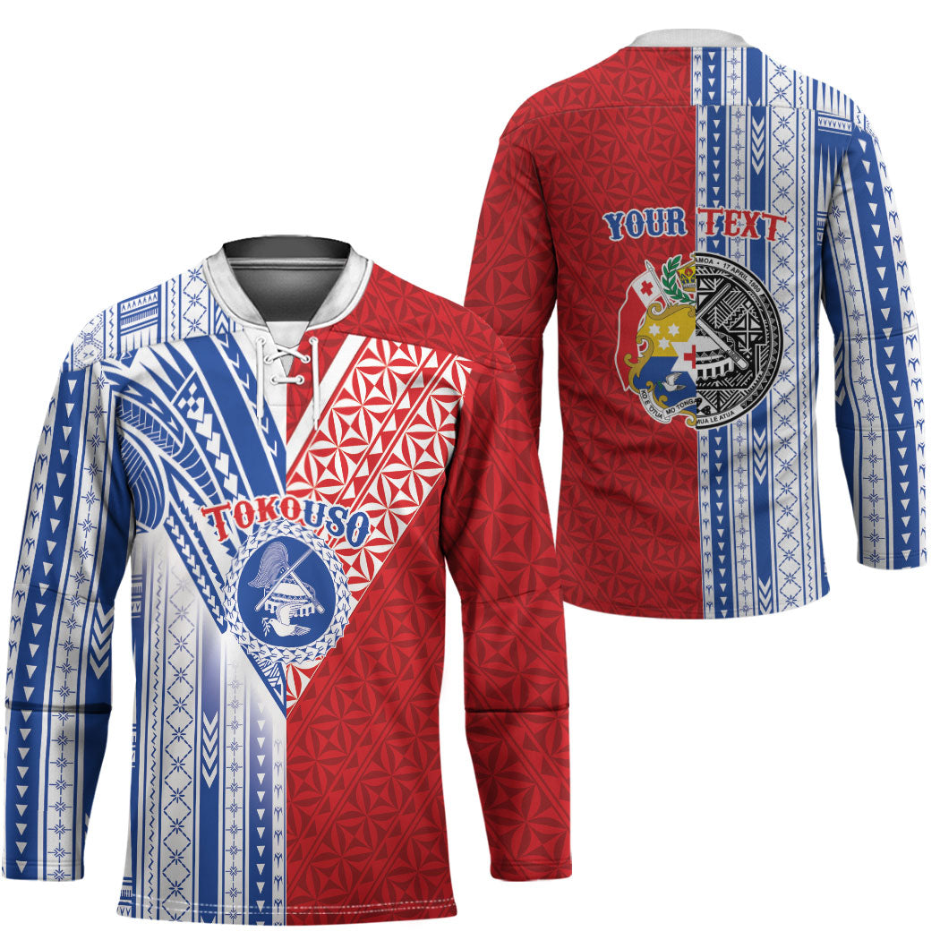 TokoUso American Samoa Tonga Personalised Hockey Jersey Pacific Brotherhood Tribal Pattern LT9 - Polynesian Pride