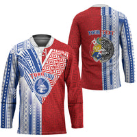 TokoUso American Samoa Tonga Personalised Hockey Jersey Pacific Brotherhood Tribal Pattern LT9 - Polynesian Pride