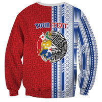 TokoUso American Samoa Tonga Personalised Sweatshirt Pacific Brotherhood Tribal Pattern LT9 - Polynesian Pride