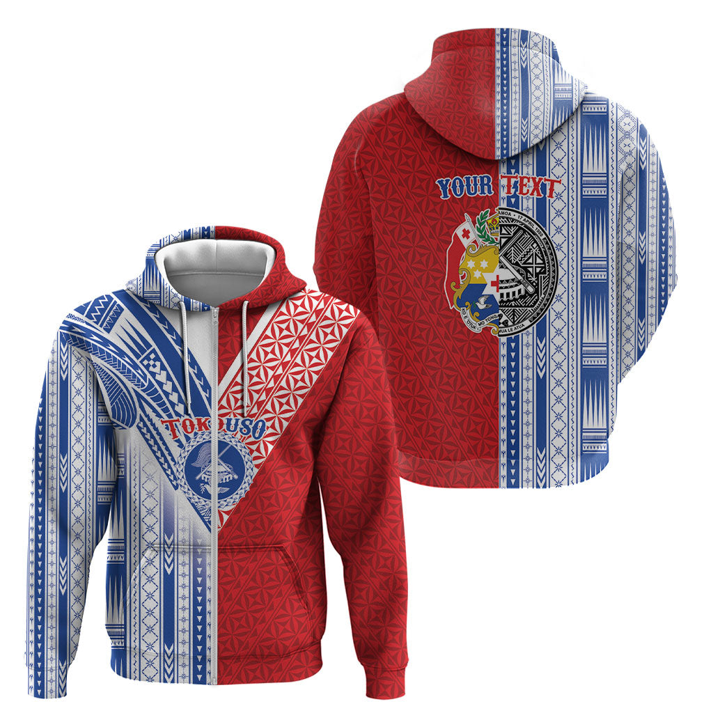 TokoUso American Samoa Tonga Personalised Zip Hoodie Pacific Brotherhood Tribal Pattern LT9 - Polynesian Pride
