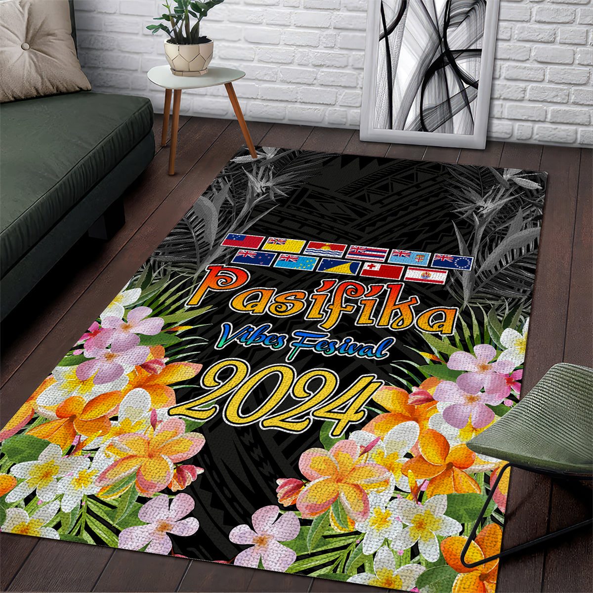 Pasifika Vibes Festival 2024 Auckland Area Rug