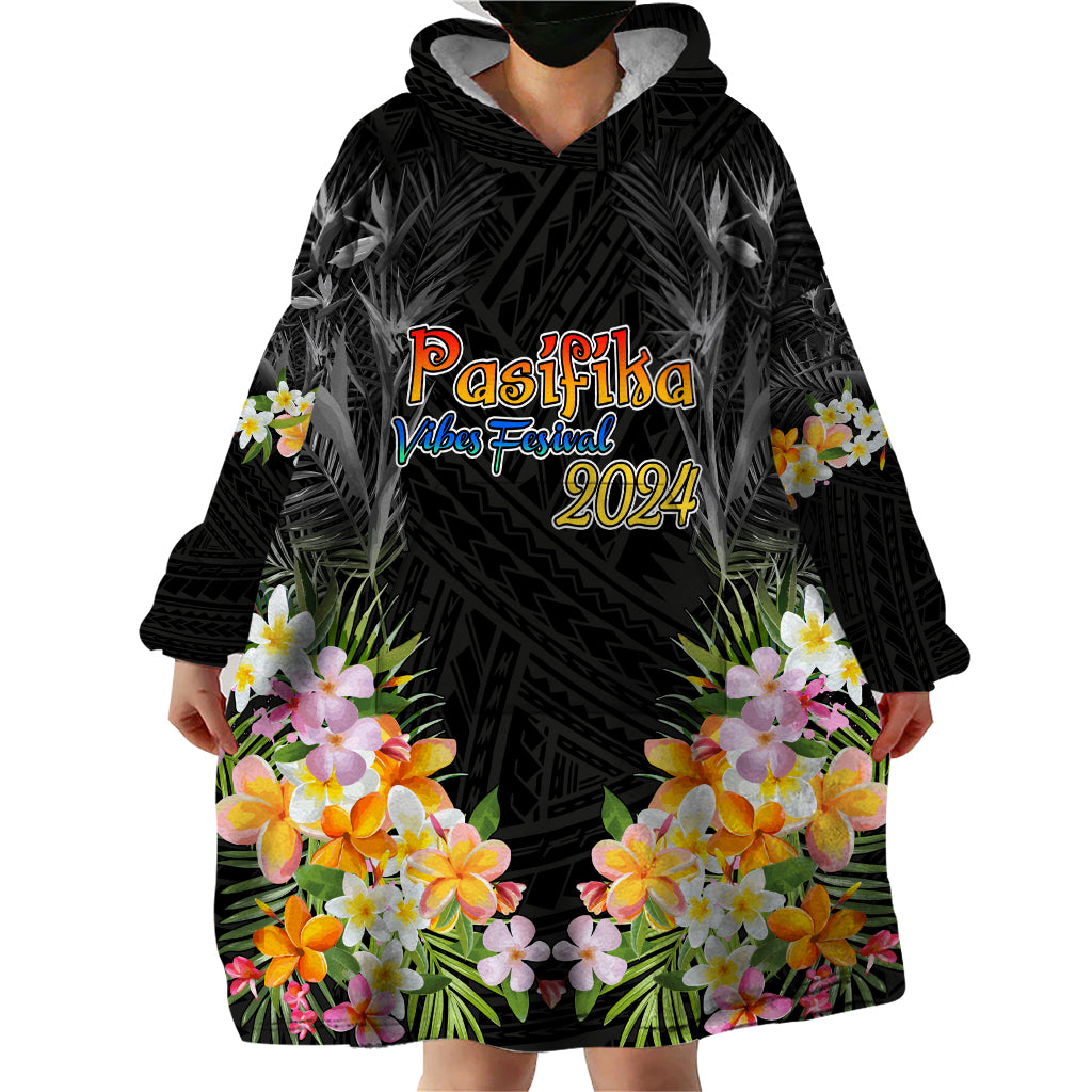 Pasifika Vibes Festival 2024 Auckland Wearable Blanket Hoodie LT9 - Polynesian Pride