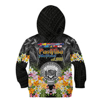 Pasifika Vibes Festival 2024 Kid Hoodie Kanaka Maoli With Hawaiian Islands LT9 - Polynesian Pride