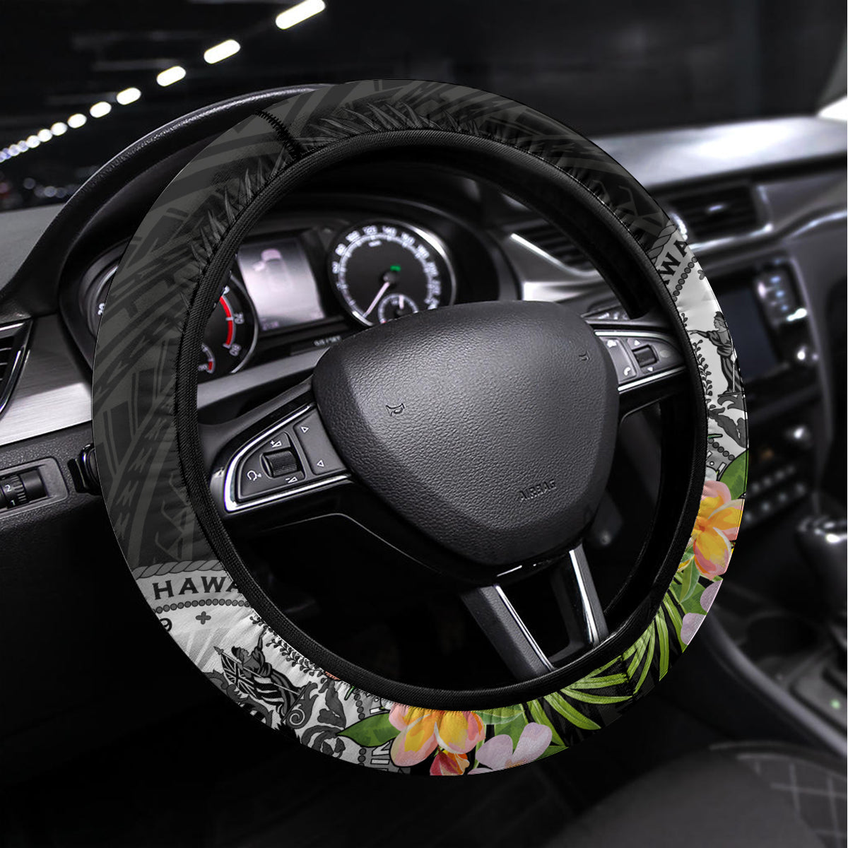 Pasifika Vibes Festival 2024 Steering Wheel Cover Kanaka Maoli With Hawaiian Islands