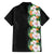 Hawaii Tropical Flowers Tribal Pattern Family Matching Short Sleeve Bodycon Dress and Hawaiian Shirt No3 LT9 - Polynesian Pride