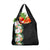 Hawaii Tropical Flowers Tribal Pattern Grocery Bag No3