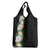 Hawaii Tropical Flowers Tribal Pattern Grocery Bag No3