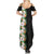 Hawaii Tropical Flowers Tribal Pattern Summer Maxi Dress No3 LT9 - Polynesian Pride