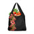 Hawaii Tropical Flowers Tribal Pattern Grocery Bag No4