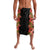 Hawaii Tropical Flowers Tribal Pattern Lavalava No4 LT9 Black - Polynesian Pride