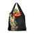 Hawaii Tropical Flowers Tribal Pattern Grocery Bag No5