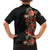 Hawaii Tropical Flowers Tribal Pattern Family Matching Short Sleeve Bodycon Dress and Hawaiian Shirt No6 LT9 - Polynesian Pride
