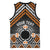 Personalised Aotearoa Niho Taniwha Motif Basketball Jersey Gold Style - Polynesian Pride