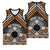 Personalised Aotearoa Niho Taniwha Motif Basketball Jersey Gold Style - Polynesian Pride