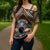 Personalised Aotearoa Niho Taniwha Motif Cross Shoulder Shirt Gold Style - Polynesian Pride