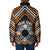 Personalised Aotearoa Niho Taniwha Motif Padded Jacket Gold Style - Polynesian Pride