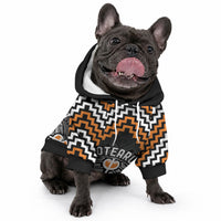 Personalised Aotearoa Niho Taniwha Motif Pet Hoodie Gold Style LT9 - Polynesian Pride