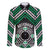Personalised Aotearoa Niho Taniwha Motif Family Matching Mermaid Dress and Hawaiian Shirt Green Style