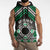 Personalised Aotearoa Niho Taniwha Motif Sleeveless Hoodie Green Style - Polynesian Pride