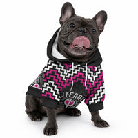 Personalised Aotearoa Niho Taniwha Motif Pet Hoodie Pink Style LT9 - Polynesian Pride