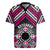 Personalised Aotearoa Niho Taniwha Motif Rugby Jersey Pink Style