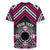 Personalised Aotearoa Niho Taniwha Motif Rugby Jersey Pink Style