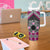 Personalised Aotearoa Niho Taniwha Motif Tumbler With Handle Pink Style