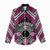 Personalised Aotearoa Niho Taniwha Motif Women Casual Shirt Pink Style