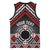 Personalised Aotearoa Niho Taniwha Motif Basketball Jersey Red Style - Polynesian Pride