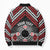 Personalised Aotearoa Niho Taniwha Motif Bomber Puffer Jacket Red Style - Polynesian Pride
