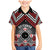 Personalised Aotearoa Niho Taniwha Motif Family Matching Mermaid Dress and Hawaiian Shirt Red Style