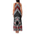 Personalised Aotearoa Niho Taniwha Motif Family Matching Tank Maxi Dress and Hawaiian Shirt Red Style