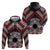 Personalised Aotearoa Niho Taniwha Motif Hoodie Red Style