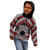 Personalised Aotearoa Niho Taniwha Motif Kid Hoodie Red Style