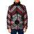 Personalised Aotearoa Niho Taniwha Motif Padded Jacket Red Style - Polynesian Pride