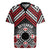 Personalised Aotearoa Niho Taniwha Motif Rugby Jersey Red Style