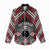 Personalised Aotearoa Niho Taniwha Motif Women Casual Shirt Red Style