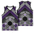 Personalised Aotearoa Niho Taniwha Motif Basketball Jersey Violet Style - Polynesian Pride